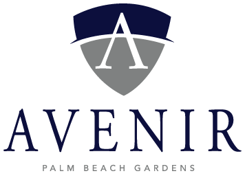 The transparent logo for Avenir Palm Beach Gardens.