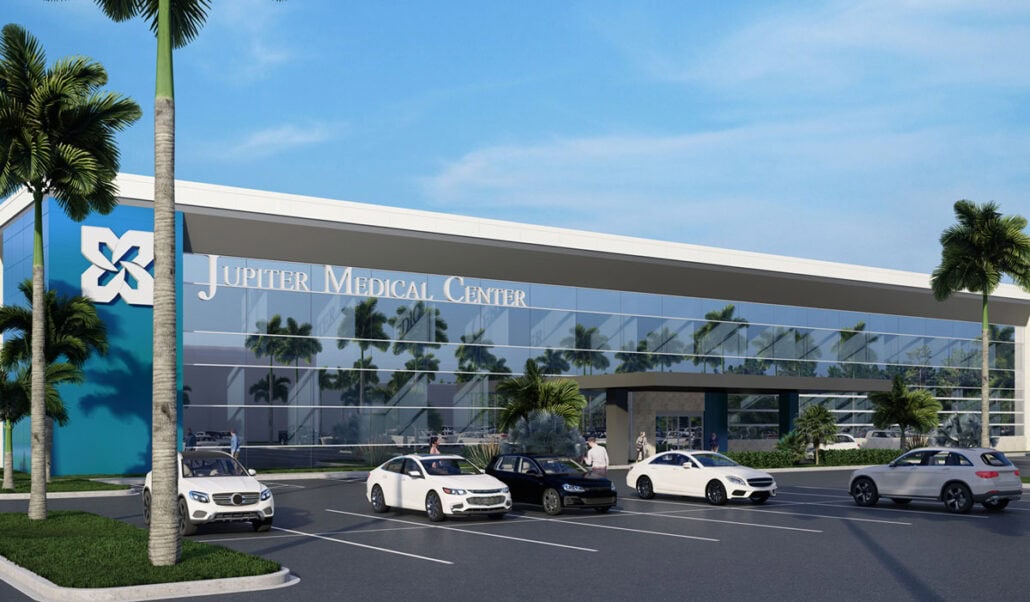 artists rendering of proposed Jupiter Medical Center at Avenir